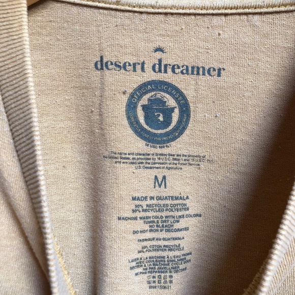 Desert Dreamer Trees Nature Smoky The Bear T-shirt Gold Yellow Women’s Medium - Picture 6 of 9